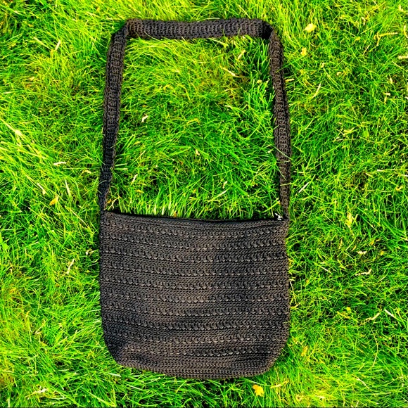 The Sak Black Crochetted Purse - Picture 1 of 6